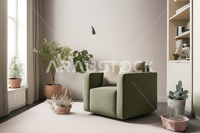 Living room with modern modern designs, living room, interior decorations, hanging paintings, antiques and accessories, upscale home furniture, modern designs, apartments and villas, interior decoration