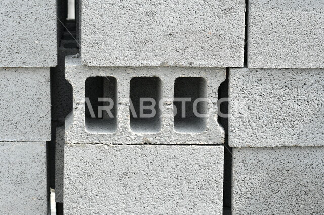 صورة مقربة لطوب الاسقف، قالب طوبي، اعمال البناء، حجارة البناء،  بناء الجدران والاسقف