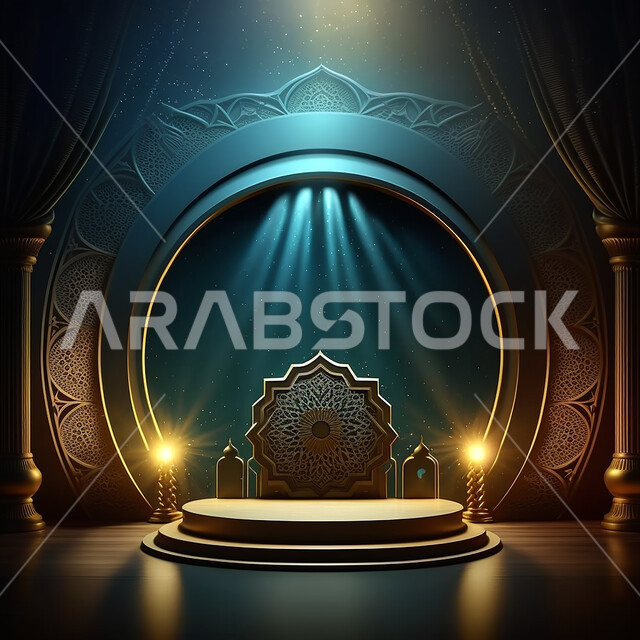 تصاميم وزخارف اسلامية، ديكورات ملونة، ديكورات رمضانية، زخارف اسلاميه، خلفية اسلامية