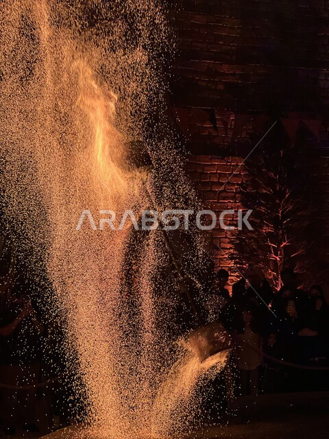 عروض مسرحية بإستخدام النار، عروض ترفيهية ، إحتفالات موسمية ، فعاليات فنية مسرحية ، إحتراف اللعب بالنار ، تسليه وترفيه