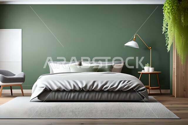 غرفه نوم بتصاميم عصرية حديثه ،  تحف و إكسسوارات, أثاث منزلي راقي، تصاميم عصرية ، ديكورات داخلية, شقق وفلل سكنيه ، ديكور داخلي .