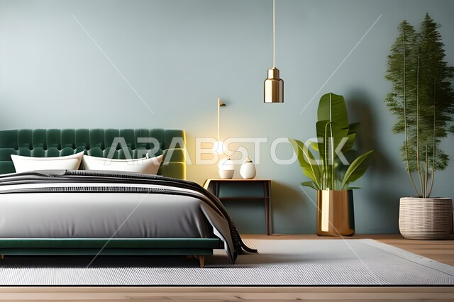 صورة  مقربه لغرفه النوم بتصاميم عصريه حديثه, تحف و إكسسوارات, أثاث منزلي راقي ، تصاميم عصريه ، ديكورات داخليه , شقق وفلل سكنيه ، ديكور داخلي .