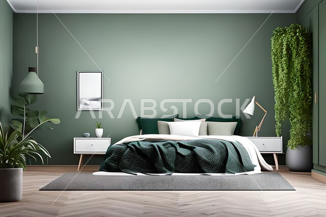 غرفه نوم بتصاميم عصرية حديثه، تحف و إكسسوارات, أثاث منزلي راقي، تصاميم عصرية ، ديكورات داخلية, شقق وفلل سكنيه ؛ ديكور داخلي 