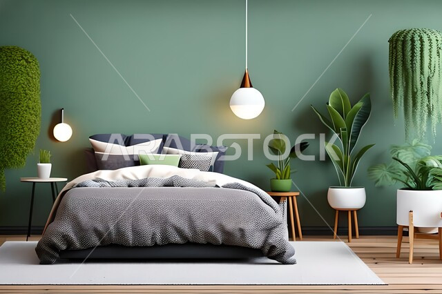 غرفه نوم بتصاميم عصرية حديثه، تحف وإكسسوارات, أثاث منزلي راقي، تصاميم عصرية ، ديكورات داخلية, شقق و فلل سكنيه ، ديكور داخلي .