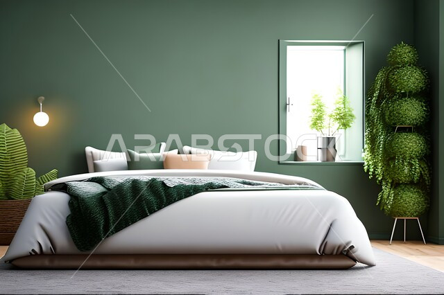 غرفة نوم بتصميم عصري حديث ، ديكورات داخليه ، أثاث منزلي فاخر، تصاميم عصرية  راقيه، شقق وفلل سكنية ، فنادق ومنتجعات فاخرة