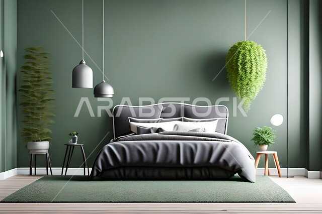 غرفة نوم بتصميم عصري حديث ، ديكورات داخليه ، أثاث منزلي فاخر، تصاميم عصرية  راقيه، شقق وفلل سكنية ، فنادق ومنتجعات فاخرة