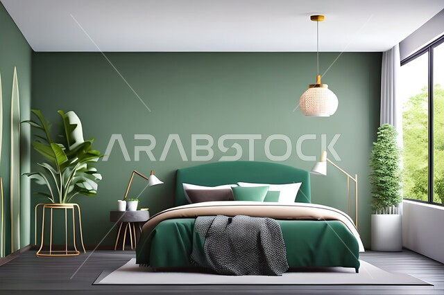 غرفة نوم بتصميم عصري حديث ، ديكورات داخليه ، أثاث منزلي فاخر، تصاميم عصرية  راقيه، شقق وفلل سكنية ، فنادق ومنتجعات فاخرة