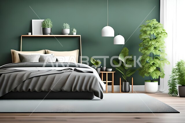 غرفة نوم بتصميم عصري حديث ، ديكورات داخليه ، أثاث منزلي فاخر، تصاميم عصرية  راقيه، شقق وفلل سكنية ، فنادق ومنتجعات فاخرة