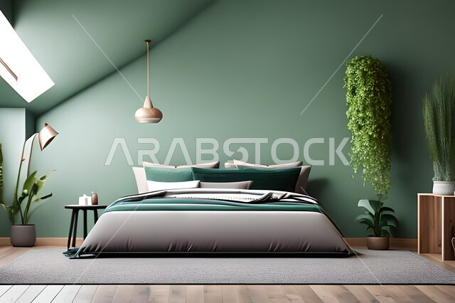 غرفة نوم بتصميم عصري حديث ، ديكورات داخليه ، أثاث منزلي فاخر، تصاميم عصرية  راقيه، شقق وفلل سكنية ، فنادق ومنتجعات فاخرة