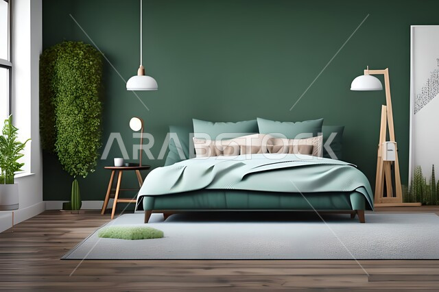 غرفة نوم بتصميم عصري حديث ، ديكورات داخليه ، أثاث منزلي فاخر، تصاميم عصرية  راقيه، شقق وفلل سكنية ، فنادق ومنتجعات فاخرة