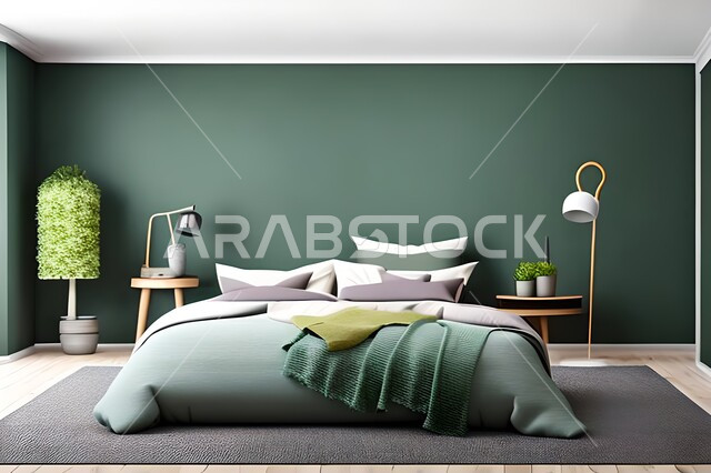 غرفة نوم بتصميم عصري حديث ، ديكورات داخليه ، أثاث منزلي فاخر، تصاميم عصرية  راقيه، شقق وفلل سكنية ، فنادق ومنتجعات فاخرة