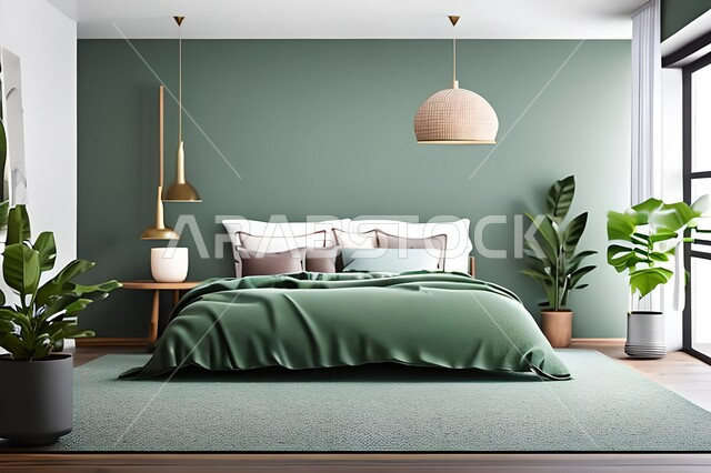 غرفة نوم بتصميم عصري حديث ، ديكورات داخليه ، أثاث منزلي فاخر، تصاميم عصرية  راقيه، شقق وفلل سكنية ، فنادق ومنتجعات فاخرة