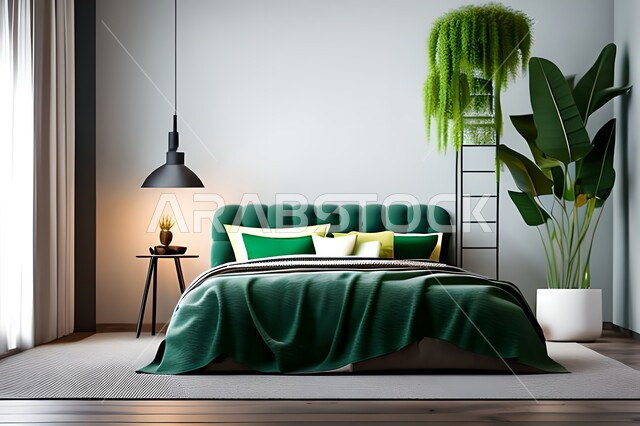 غرفة نوم بتصميم عصري حديث ، ديكورات داخليه ، أثاث منزلي فاخر، تصاميم عصرية  راقيه، شقق وفلل سكنية ، فنادق ومنتجعات فاخرة