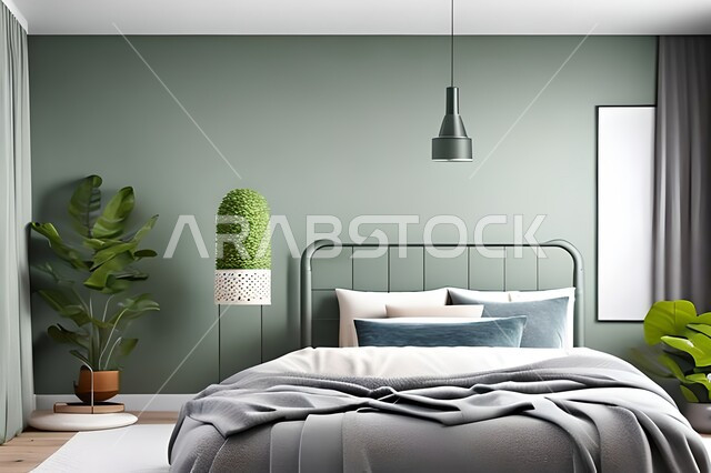 غرفة نوم بتصميم عصري حديث ، ديكورات داخليه ، أثاث منزلي فاخر، تصاميم عصرية  راقيه، شقق وفلل سكنية ، فنادق ومنتجعات فاخرة