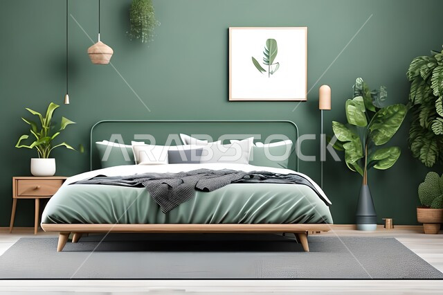 غرفة نوم بتصميم عصري حديث ، ديكورات داخليه ، أثاث منزلي فاخر، تصاميم عصرية  راقيه، شقق وفلل سكنية ، فنادق ومنتجعات فاخرة