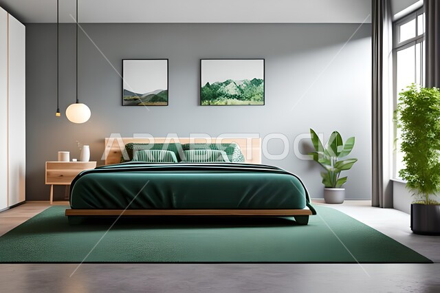 Bedrooms with modern modern designs, interior decorations, luxurious home furnishings, elegant modern designs, apartments and villas, luxury hotels and resorts