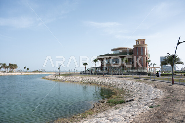 كورنيش الخبر, الواجهه البحريه على ساحل الخليج العربي, السياحه في مدينة الشرقيه, خلفية الطبيعه