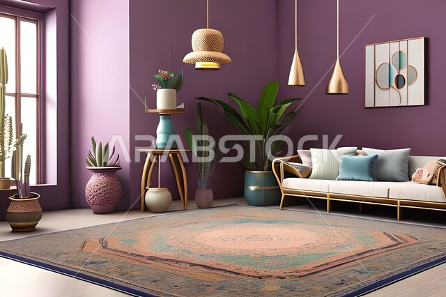 Living room with modern modern designs, living room, interior decorations, hanging paintings, antiques and accessories, upscale home furniture, modern designs, apartments and villas, interior decoration