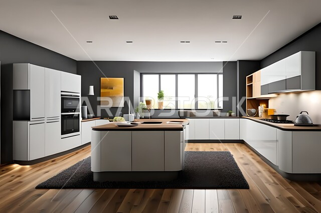 شقق وفلل سكنية بتصاميم عصرية راقية ، مطابخ حديثة في شقق وفلل سكنية  ، ديكورات داخلية