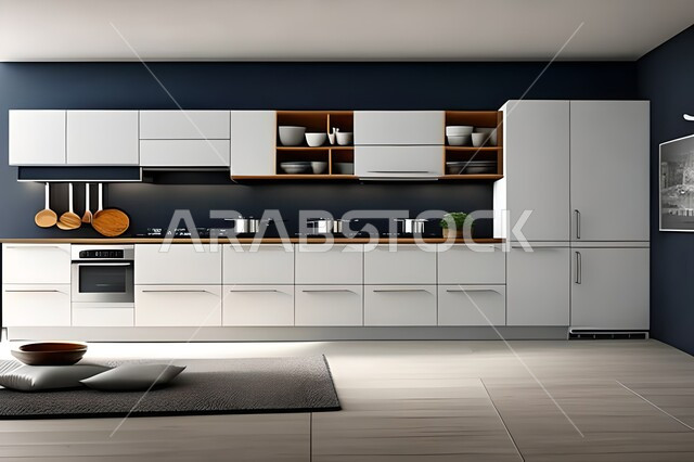 شقق وفلل سكنية بتصاميم عصرية راقية ، مطابخ حديثة في شقق وفلل سكنية  ، ديكورات داخلية