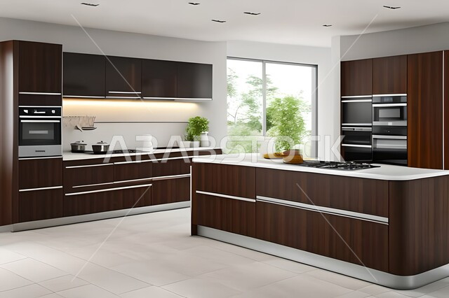 شقق وفلل سكنية بتصاميم عصرية راقية ، مطابخ حديثة في شقق وفلل سكنية  ، ديكورات داخلية