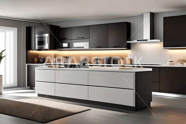 شقق وفلل سكنية بتصاميم عصرية راقية ، مطابخ حديثة في شقق وفلل سكنية  ، ديكورات داخلية