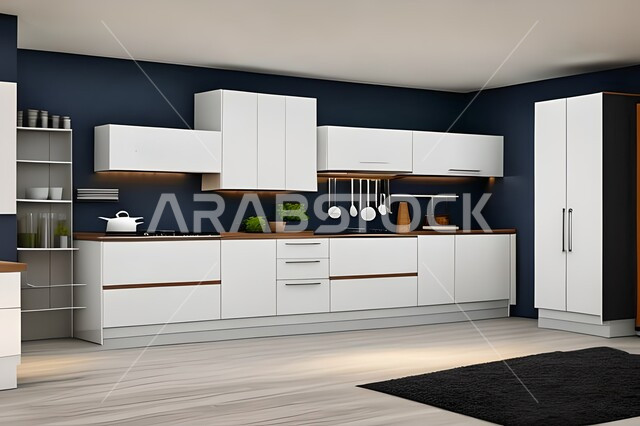 شقق وفلل سكنية بتصاميم عصرية راقية ، مطابخ حديثة في شقق وفلل سكنية  ، ديكورات داخلية