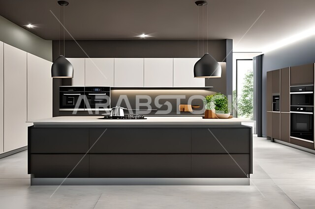 شقق وفلل سكنية بتصاميم عصرية راقية ، مطابخ حديثة في شقق وفلل سكنية  ، ديكورات داخلية