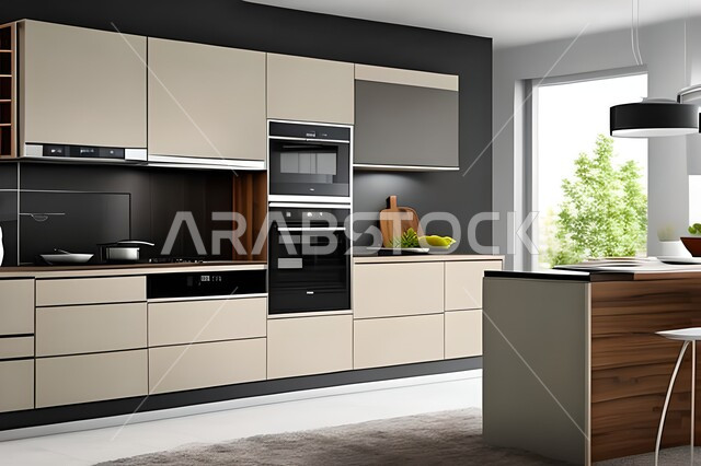 شقق وفلل سكنية بتصاميم عصرية راقية ، مطابخ حديثة في شقق وفلل سكنية  ، ديكورات داخلية