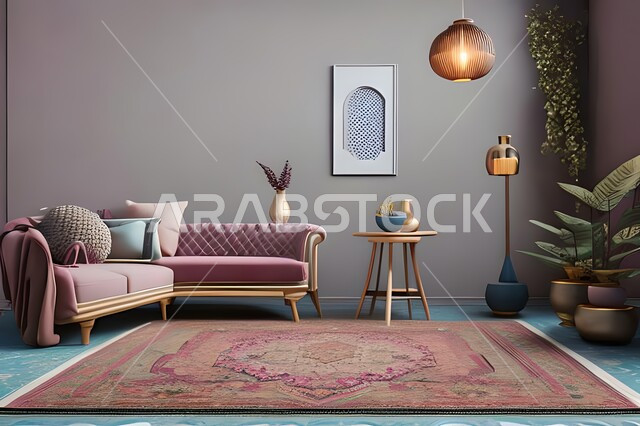 غرفة معيشة بتصاميم راقية, ديكورات منزلية داخلية, تحف وإكسسوارات, أثاث منزلي فاخر, شقق وفلل سكنية