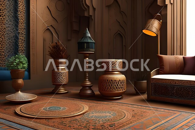 غرفة معيشة بتصاميم راقية, ديكورات منزلية داخلية, تحف وإكسسوارات, أثاث منزلي فاخر, شقق وفلل سكنية