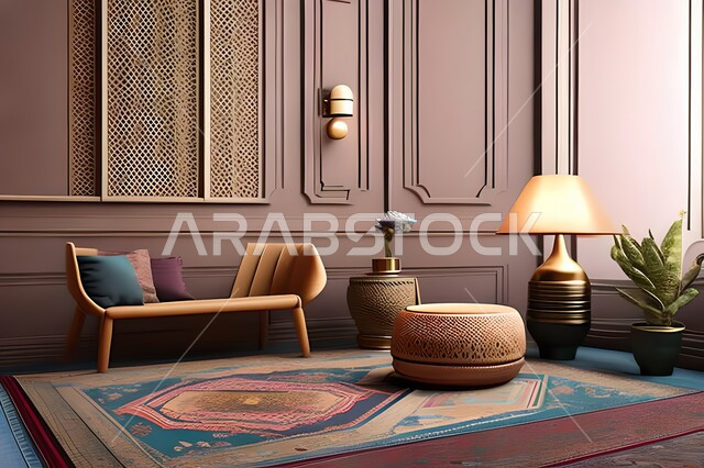 غرفة معيشة بتصاميم راقية, ديكورات منزلية داخلية, تحف وإكسسوارات, أثاث منزلي فاخر, شقق وفلل سكنية