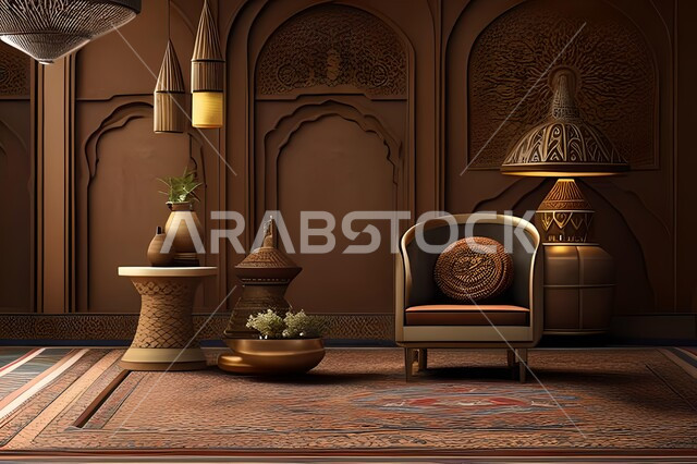 غرفة معيشة بتصاميم راقية, ديكورات منزلية داخلية, تحف وإكسسوارات, أثاث منزلي فاخر, شقق وفلل سكنية