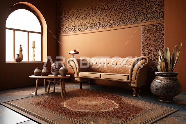 غرفة معيشة بتصاميم راقية, ديكورات منزلية داخلية, تحف وإكسسوارات, أثاث منزلي فاخر, شقق وفلل سكنية