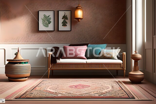 غرفة معيشة بتصاميم راقية, ديكورات منزلية داخلية, تحف وإكسسوارات, أثاث منزلي فاخر, شقق وفلل سكنية