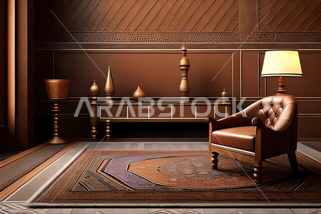 غرفة بتصاميم عصرية, زخارف إسلامية, تحف وإكسسوارات, شقق وفلل سكنية, ديكورات منزلية داخلية, أثاث منزلي راقي