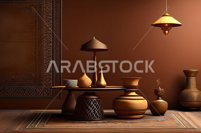 غرفة بتصاميم عصرية راقية, تحف وإكسسوارات, ديكورات منزلية داخلية, أثاث منزلي فاخر, شقق وفلل سكنية