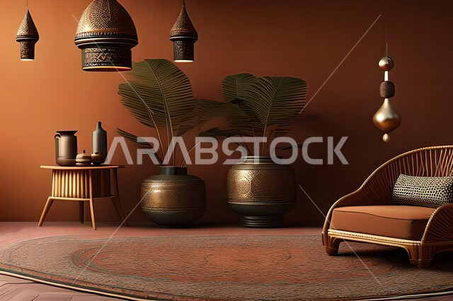 غرفة بتصاميم عصرية راقية, تحف وإكسسوارات, ديكورات منزلية داخلية, أثاث منزلي فاخر, شقق وفلل سكنية