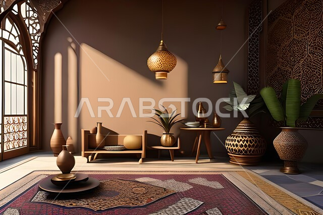 غرفة بتصاميم عصرية راقية, تحف وإكسسوارات, ديكورات منزلية داخلية, أثاث منزلي فاخر, شقق وفلل سكنية