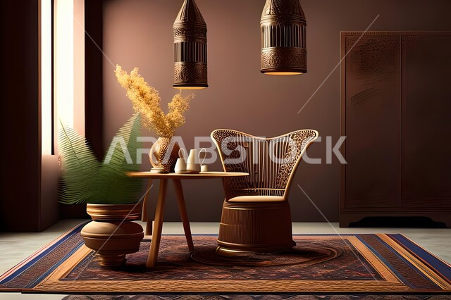 غرفة بتصاميم عصرية راقية, تحف وإكسسوارات, ديكورات منزلية داخلية, أثاث منزلي فاخر, شقق وفلل سكنية