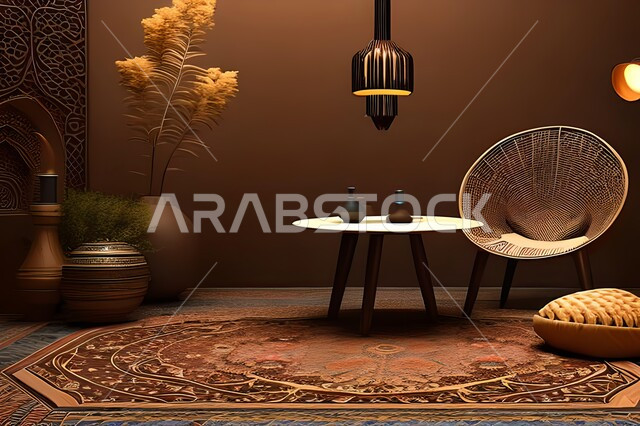 غرفة بتصاميم عصرية راقية, تحف وإكسسوارات, ديكورات منزلية داخلية, أثاث منزلي فاخر, شقق وفلل سكنية