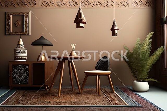 غرفة بتصاميم عصرية راقية, تحف وإكسسوارات, ديكورات منزلية داخلية, أثاث منزلي فاخر, شقق وفلل سكنية