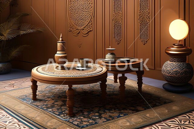 غرفة بتصاميم عصرية راقية, تحف وإكسسوارات, ديكورات منزلية داخلية, أثاث منزلي فاخر, شقق وفلل سكنية