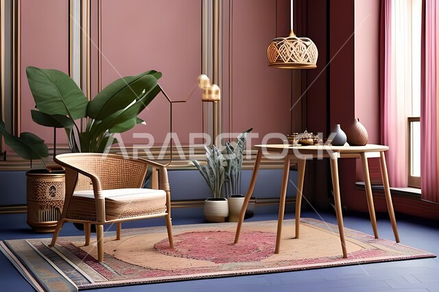 غرفة بتصاميم عصرية راقية, تحف وإكسسوارات, ديكورات منزلية داخلية, أثاث منزلي فاخر, شقق وفلل سكنية