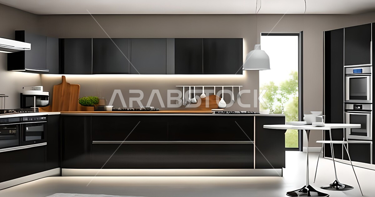 تصاميم وديكورات مطابخ راقية وعصرية ، ديكورات داخلية ، فلل وشقق سكنية ...