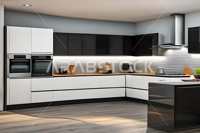 تصاميم وديكورات مطابخ راقية وعصرية ، ديكورات داخلية ، فلل وشقق سكنية حديثة عصرية وفاخرة