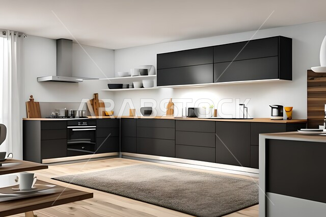 تصاميم وديكورات مطابخ راقية وعصرية ، ديكورات داخلية ، فلل وشقق سكنية حديثة عصرية وفاخرة