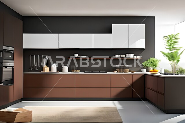 تصاميم وديكورات مطابخ راقية وعصرية ، ديكورات داخلية ، فلل وشقق سكنية حديثة عصرية وفاخرة