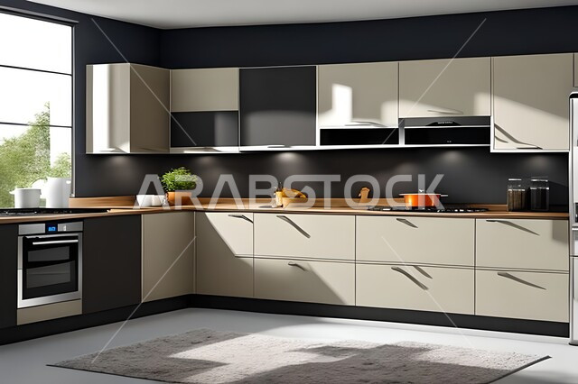 مطابخ حديثة في شقق وفلل سكنية  ، ديكورات داخلية ، شقق وفلل سكنية بتصاميم عصرية راقية