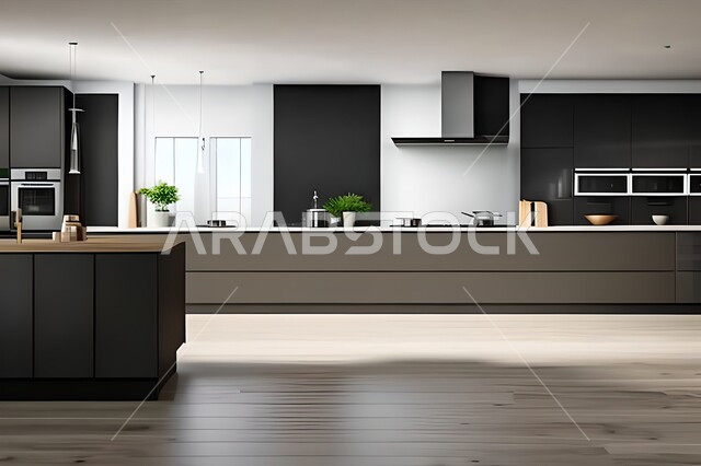 فلل وشقق سكنية حديثة عصرية وفاخرة ، ديكورات داخلية ، تصاميم وديكورات مطابخ راقية وعصرية وحديثة